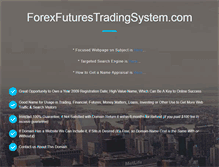 Tablet Screenshot of forexfuturestradingsystem.com